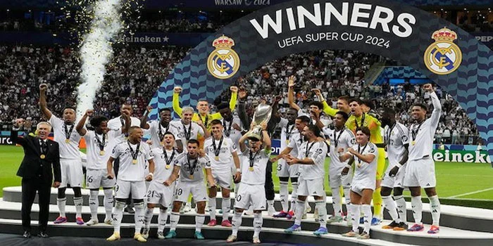 Klub Real Madrid Juara Piala Super Eropa 2024